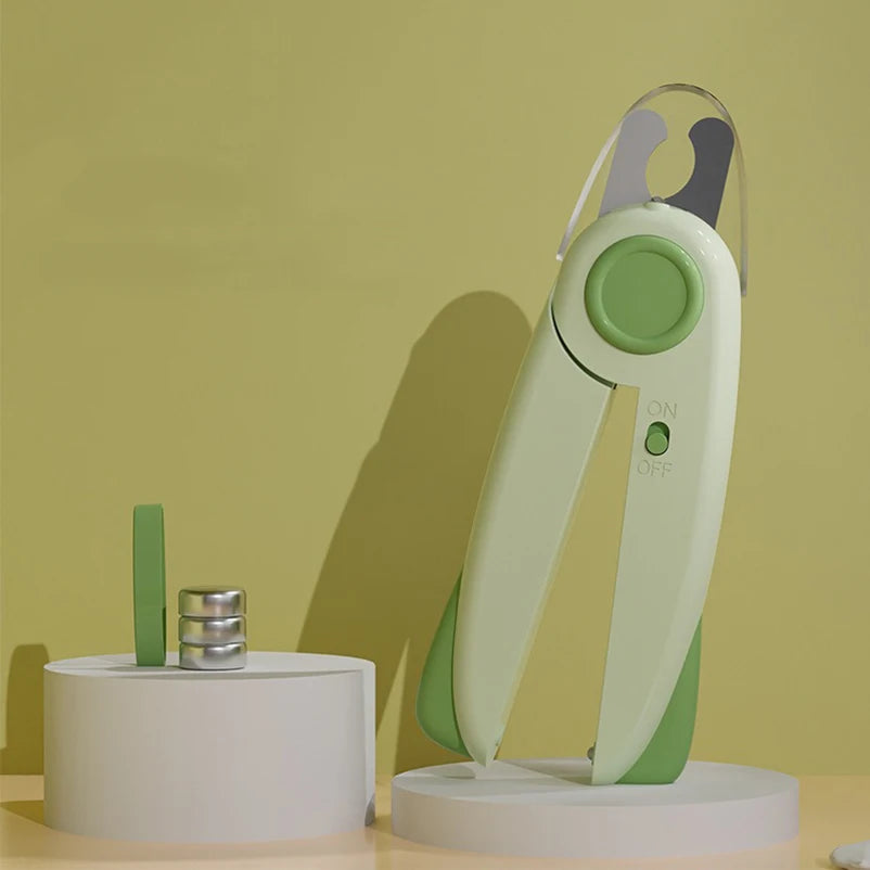 Pet anti Splash Nail Clipper with LED Light Cat and Dog Nail Clipper Cutter with Safety Lock Cat Claw Trimmer Beauty Product