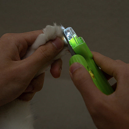 Cactus Shaped Multifunctional Pet Nail Clipper with LED light