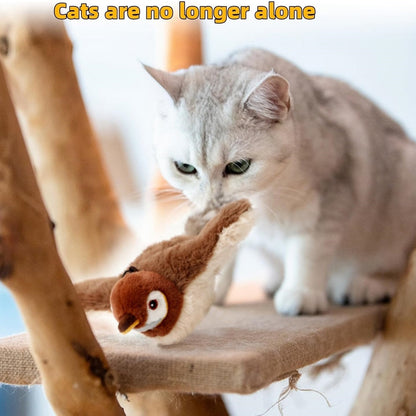Interactive Chirping Bird Cat Toy
