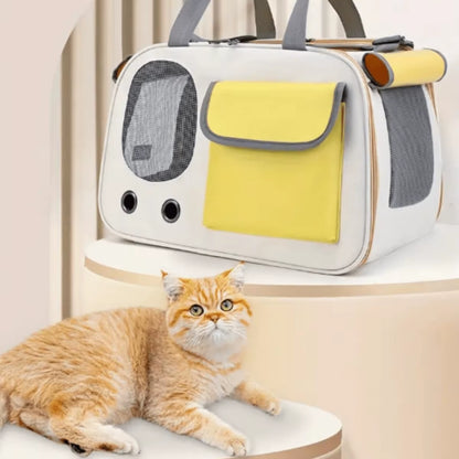 1Pcs Portable Pet Carrier Cat Bag for Cats and Dogs Ideal for Travel and Outdoor Activities Suitable for Cats and Small Dogs