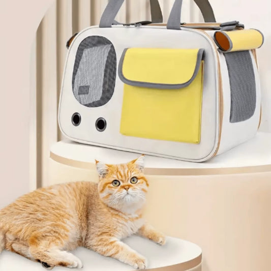 1Pcs Portable Pet Carrier Cat Bag for Cats and Dogs Ideal for Travel and Outdoor Activities Suitable for Cats and Small Dogs