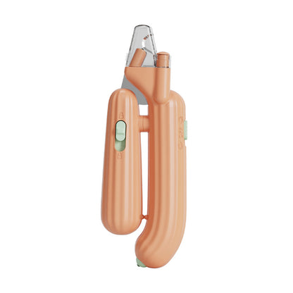 Cactus Shaped Multifunctional Pet Nail Clipper with LED light