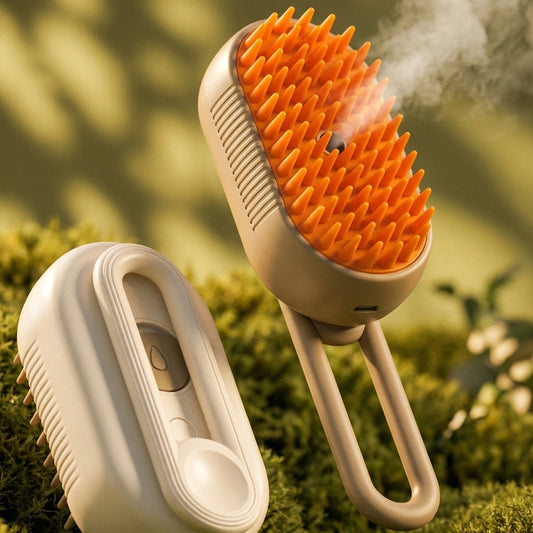 3-In-1 Steam Spray Cat Brush