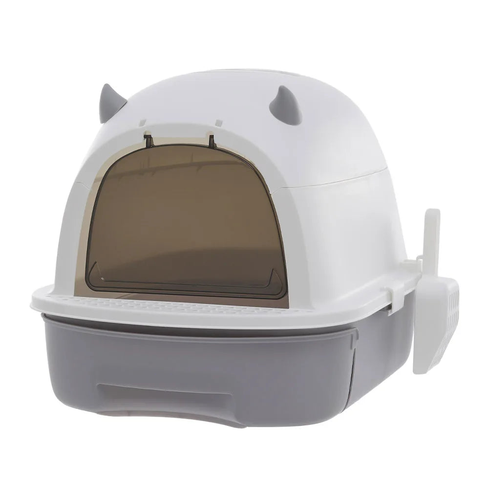 Enclosed Splash-proof Cat Litter Box