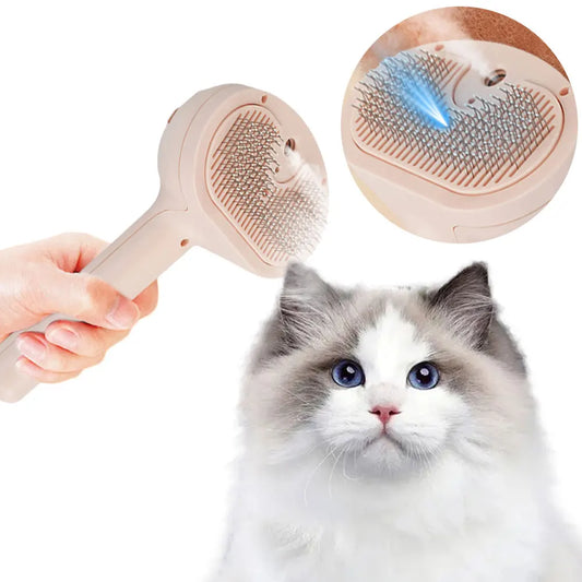 Cat Steam Brush with Release Button