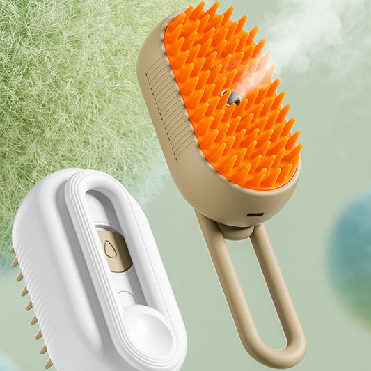 3-In-1 Steam Spray Cat Brush