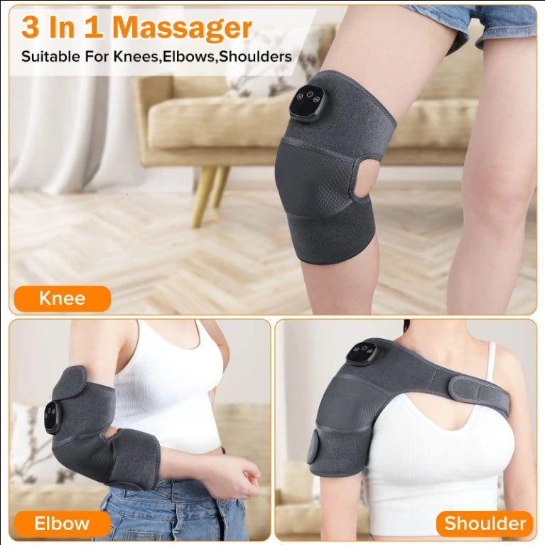 Versatile Knee And Leg Massager With Adjustable Heat And Vibration