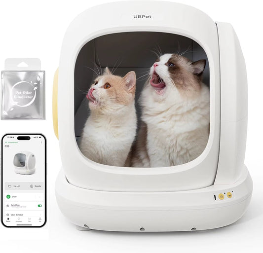 ZooMeZone Self-Cleaning Automatic Cat Litter Tray Box