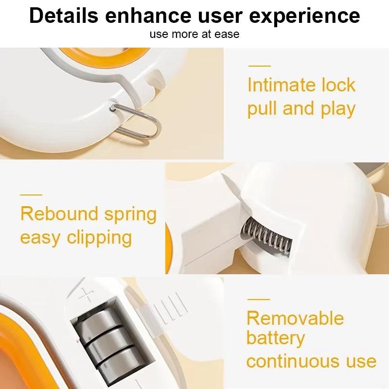 Pet Nail Clipper with LED Light Dogs Cat Grooming Scissor Nail Toe Paw Scissor