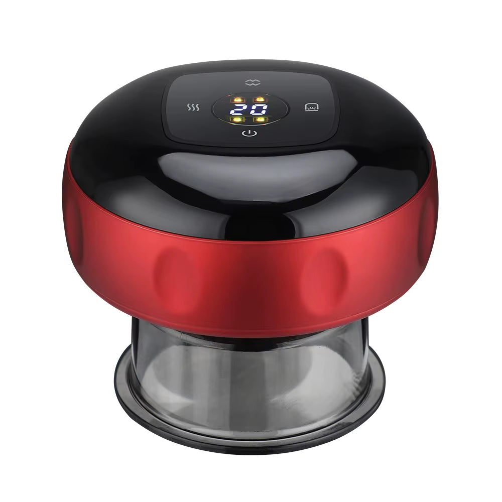US/UK/RU Warehouse: Intelligent Vacuum Cupping & Scraping Massager - Guasha Cans for Fatigue Relief & Health Care