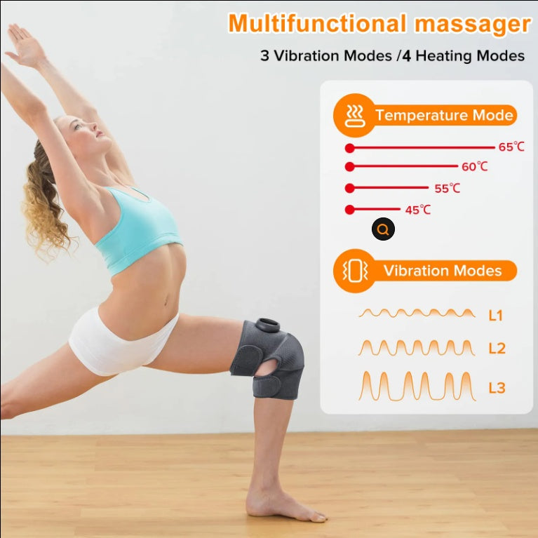 Versatile Knee And Leg Massager With Adjustable Heat And Vibration