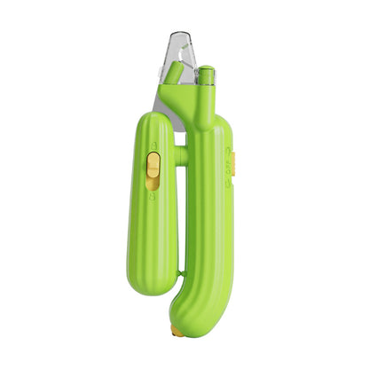 Cactus Shaped Multifunctional Pet Nail Clipper with LED light