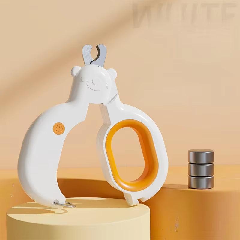 Pet Nail Clipper with LED Light Dogs Cat Grooming Scissor Nail Toe Paw Scissor